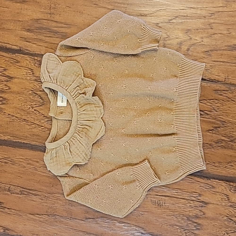 Quincy May 100% organic cotton sweater 0-3 months